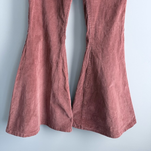We The Free People Just Float On Corduroy Flare Jeans Pants 25 Bell Bottom 70s - Picture 10 of 16